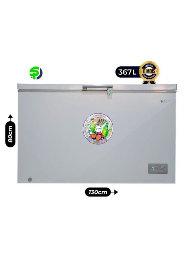 SPJ SPJ 495 L Chest Freezer – SLW495C / CFVT‑495C033, Huge Capacity, Hard‑Top Sliding Lid, LED Light & R600a Cooling - Image 1