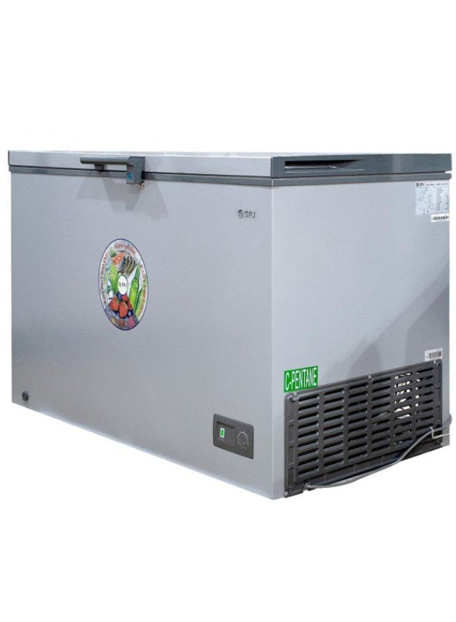 SPJ SPJ 495 L Chest Freezer – SLW495C / CFVT‑495C033, Huge Capacity, Hard‑Top Sliding Lid, LED Light & R600a Cooling - Image 4