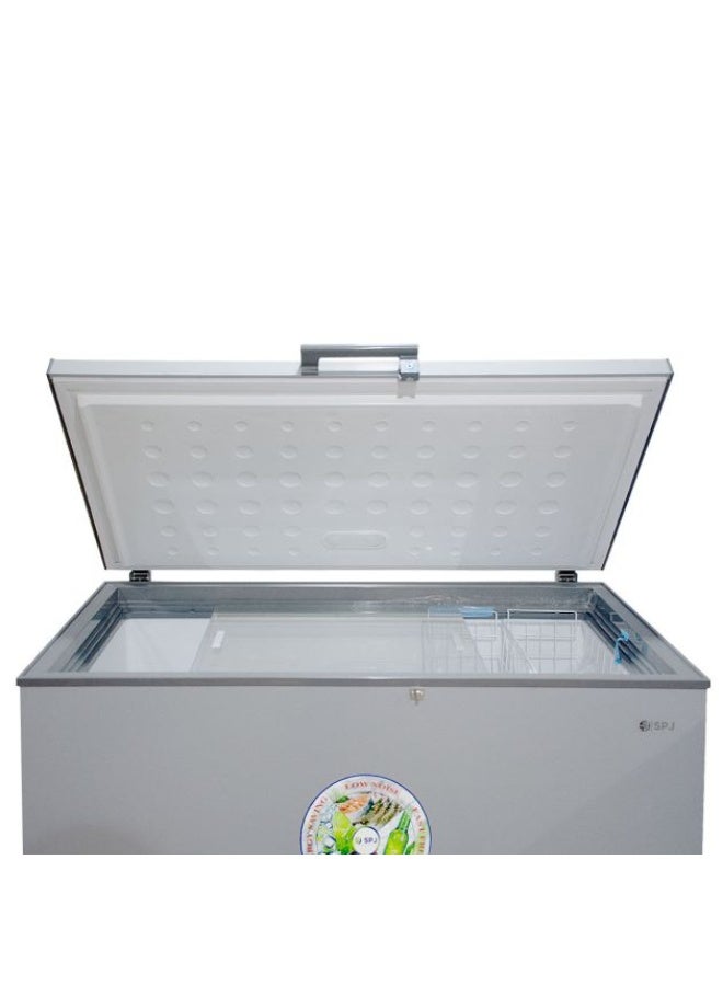 SPJ SPJ 495 L Chest Freezer – SLW495C / CFVT‑495C033, Huge Capacity, Hard‑Top Sliding Lid, LED Light & R600a Cooling - Image 2
