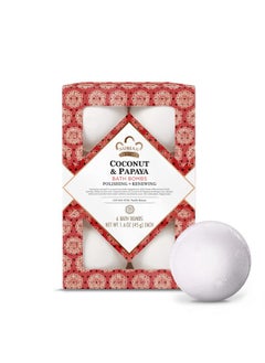 Bath Bombs Coconut And Papaya Renewing Bath And Body Products 1.6 Oz 6 Count