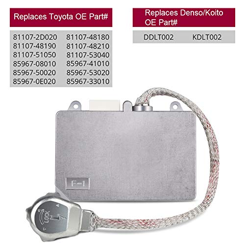 WMPHE بالاست مصباح أمامي HID مع مشغل متوافق مع تويوتا بريوس أفالون سيينا لكزس ES300 ES330 LS430 لينكولن أفييتور بديل لرقم 81107-2D020 85967-0E020 DDLT002 KDLT002 - Image 4