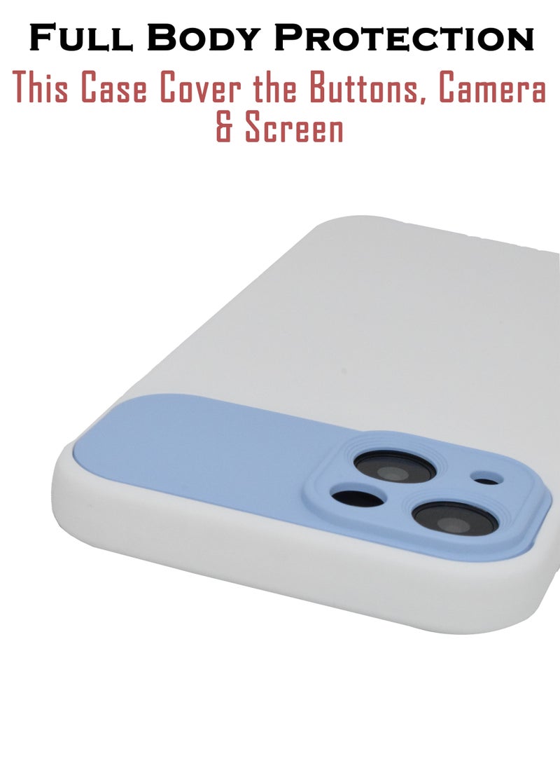 iPhone 13 Case Silicone Camera Protected Anti Scratch Cover With Microfiber Lining Compatible With iPhone 13 Cover 6.1 inch
