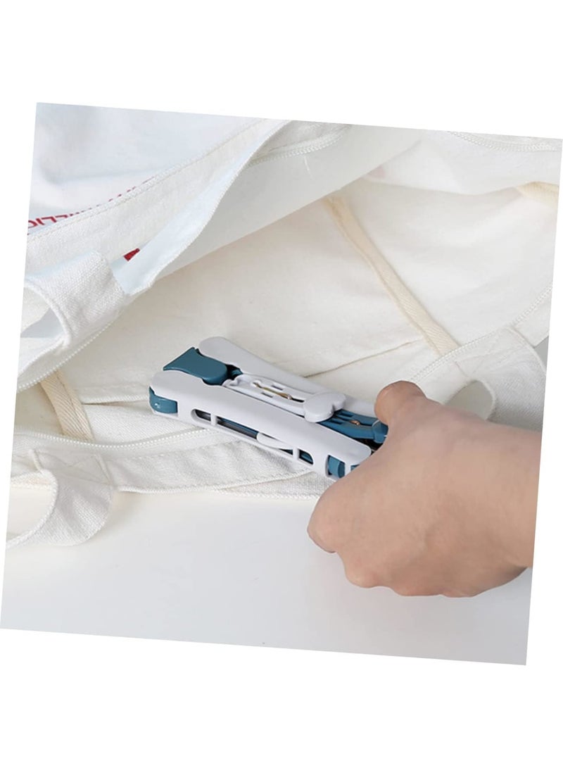 SOLARAE Travel Folding Hanger, 6 Pack Foldable Hanger Metal Clothes Hanger, Folding Portable Laundry Hanger, Space-Saving Non-Slip Design, Wall Cloth Hanger Small Hangers Suit - Image 5