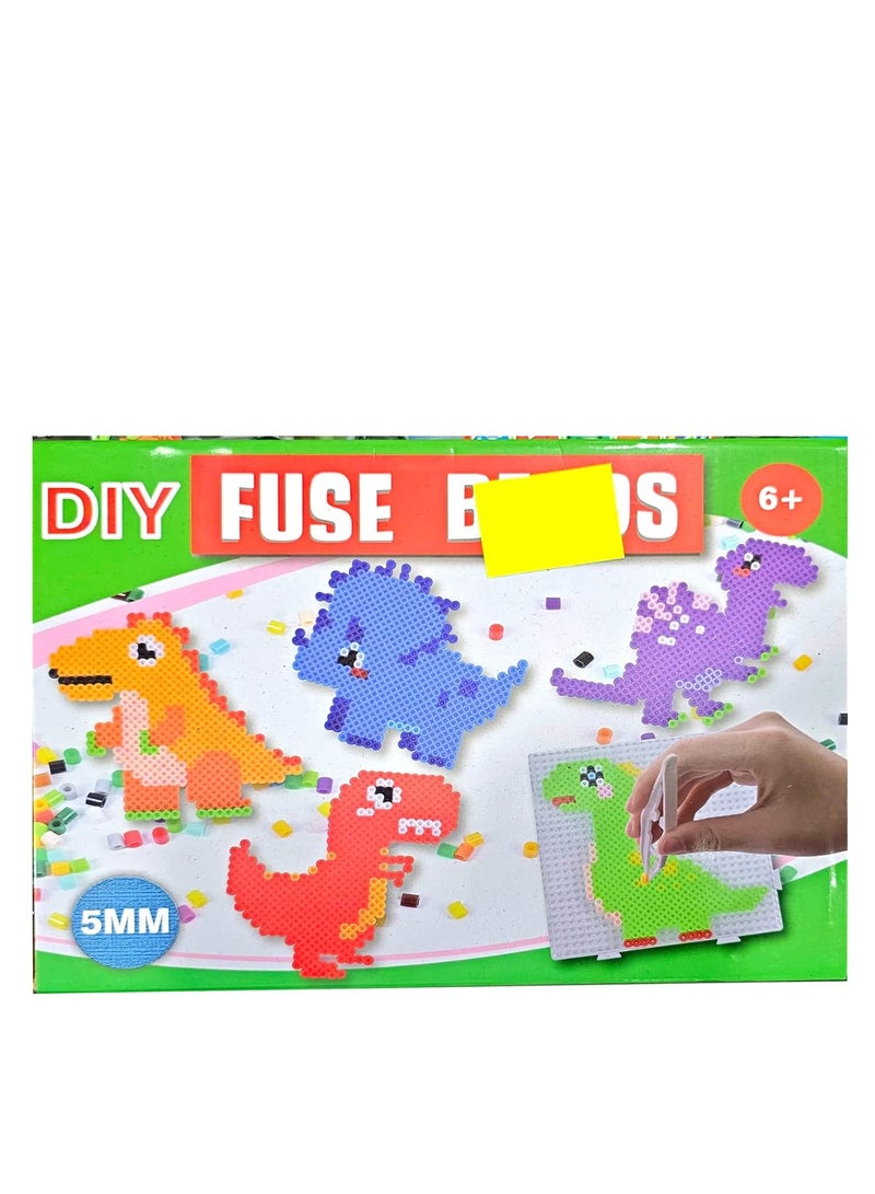 Fusible Beads Set - Dinosaur Design - Image 1