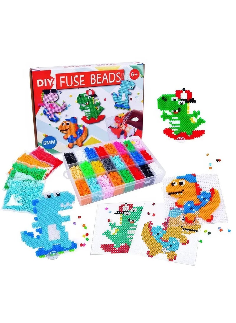 Fusible Beads Set - Dinosaur Design - Image 2