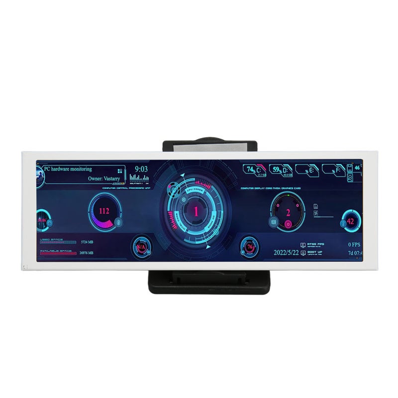 مراقب درجة حرارة الحاسوب الشخصي 7.9  
شاشة IPS صغيرة بتقنية USB - شاشة عرض موسعة بمدخل وسائط متعددة عالي الدقة  
مراقب درجة حرارة أجهزة المعالج المركزي  
دقة عرض 1280×400 بمعدل تحديث 60 هرتز  
لأنظمة ويندوز ولينكس وراسبيري باي - Image 3