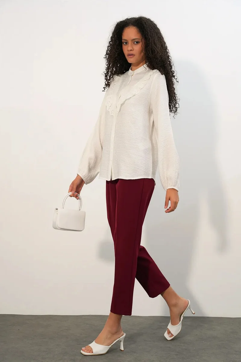 Big Dart BDART Long Woven Shirt With Mandarin Collar