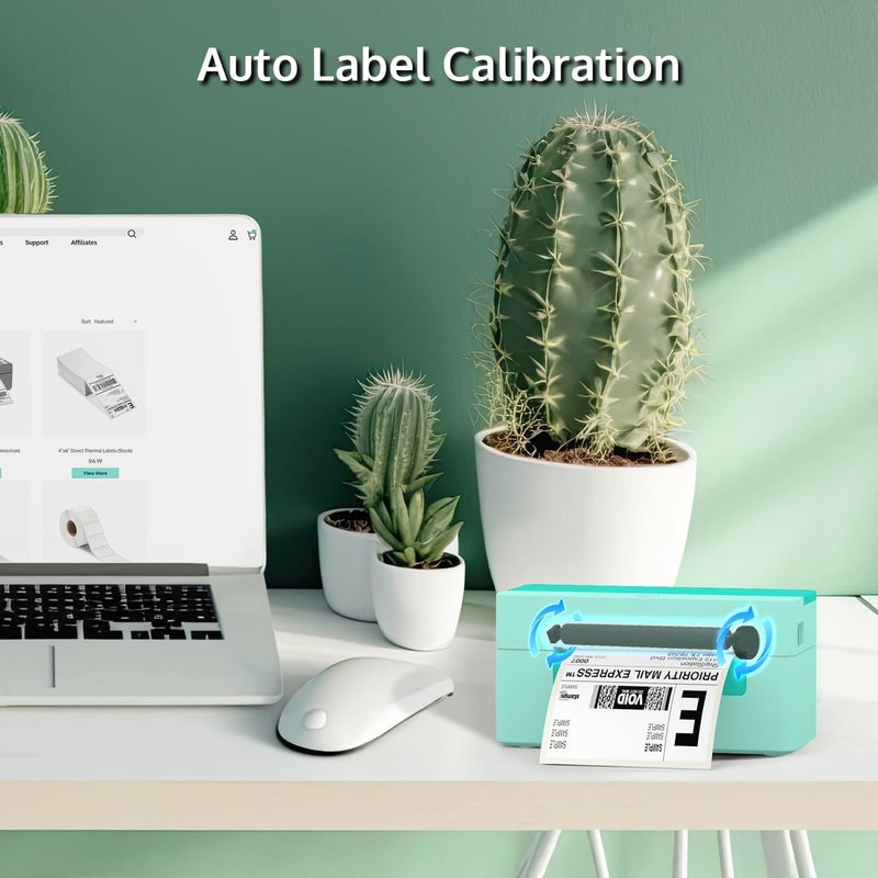 OFFNOVA USB Shipping Label Printer, 4x6 Thermal Printer for Shipping Packages, High-Speed Label Maker - Image 3