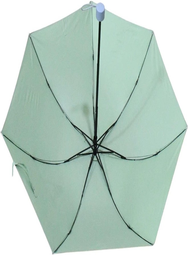 ASTOUND 3 Fold Straight Handle Light Colors Solid Design Umbrella - Image 4