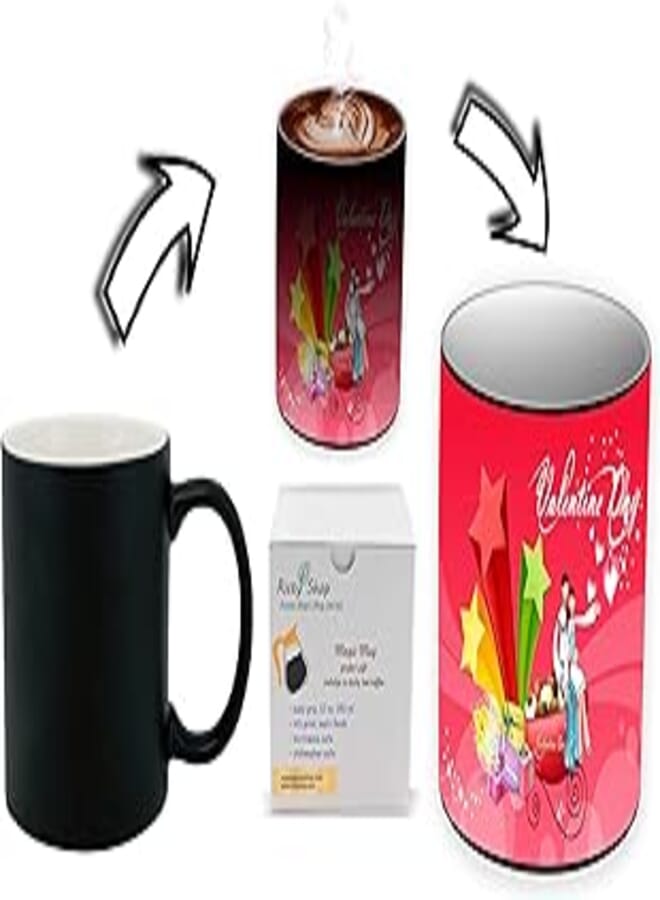 Risty Shop Valentines Day Gift for Wife Husband Girlfriend Boyfriend 141 Romantic Printed Magic Coffee Mug for Birthday, Anniversary Gift, Valentine's Day Gift, for Someone Special 