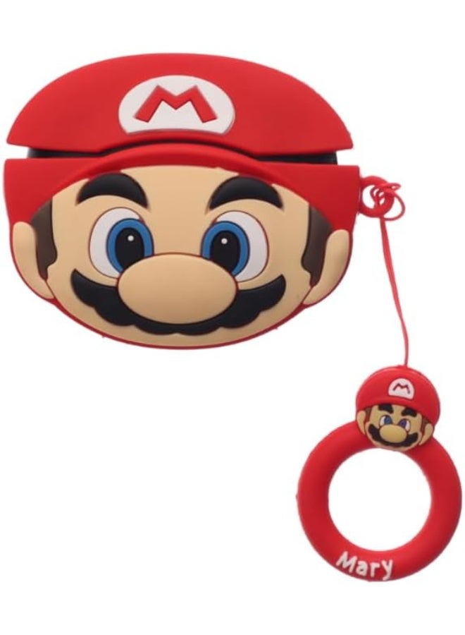 Case Soft Silicone Shockproof Cover for Apple Airpods 4 New 3D Cute Cartoon Creative Fun Case Skin with Keychain Design - Image 1