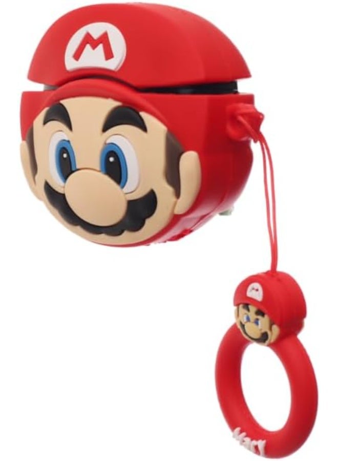 Case Soft Silicone Shockproof Cover for Apple Airpods 4 New 3D Cute Cartoon Creative Fun Case Skin with Keychain Design - Image 2