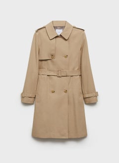 MANGO Classic Trench Coat With Belt  - Image 4