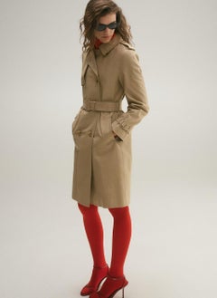 MANGO Classic Trench Coat With Belt  - Image 3
