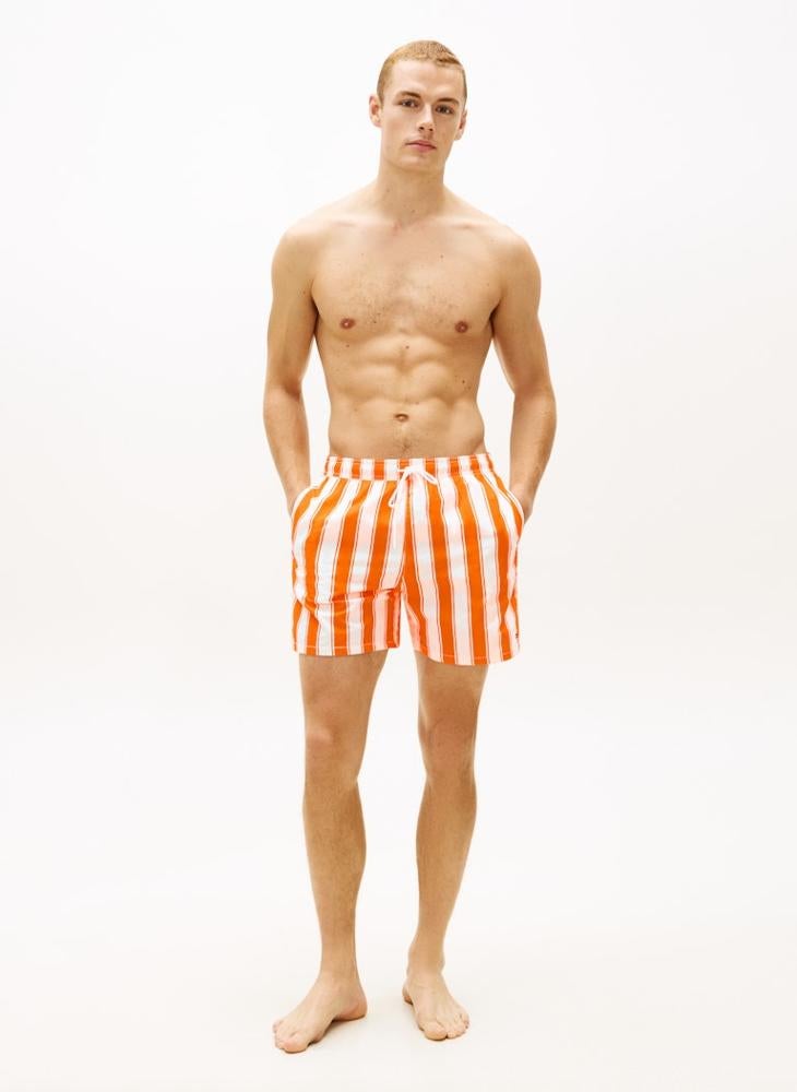 TOMMY HILFIGER Print Mid Length Swim Shorts - Image 4