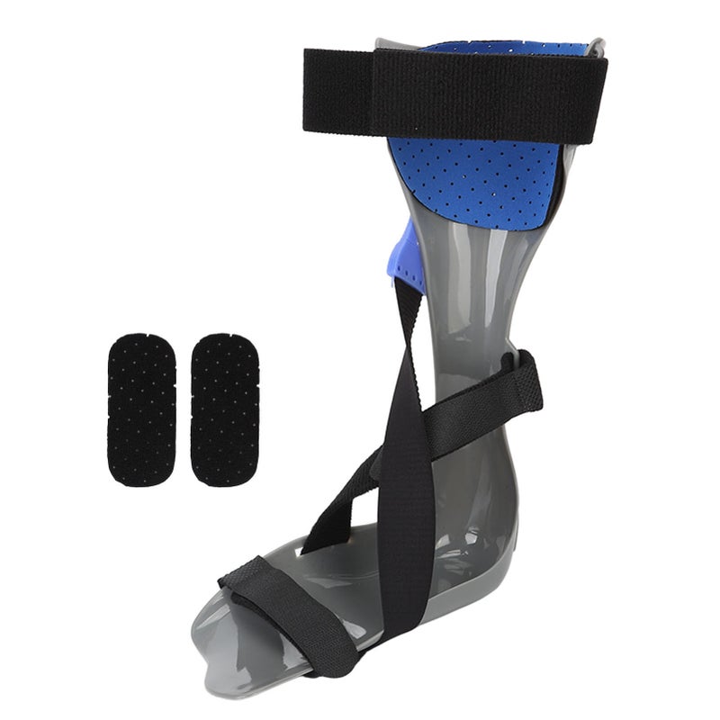 Foot Drop Brace Elastic Straps Ankle Foot Orthosis Posture Correct Half Sole Foot Drop Support for Foot Muscle Weakness Left Foot - Image 1