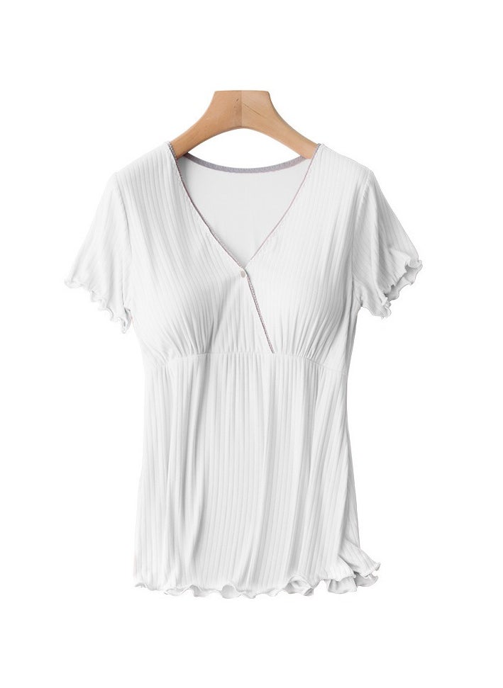2-PACK Pregnant women postpartum feeding home clothes nursing tops - Image 3