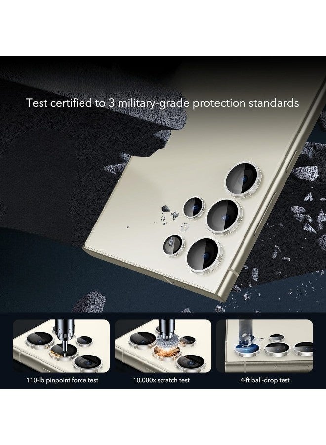 camera lens protector for Samsung Galaxy S24 Ultra, Single-pack, high-quality, scratch-resistant HD tempered glass Clear. - Image 3