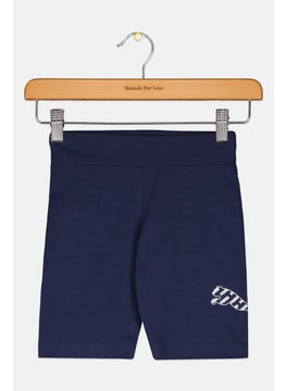 PUMA Kids Girl Sportswear Fit Training Short, Navy  - Image 1