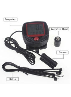 Thoraya Bicycle Wired Mileage Speedometer Code Table Luminous Waterproof Handlebar Mount Bike Computer  - Image 5