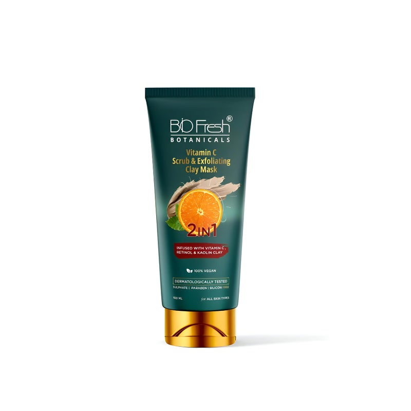 BioFresh - Vitamin C Scrub & Exfoliating Clay Mask 100ml