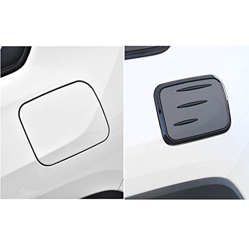 Tocatus Fuel Gas Tank Cover Oil Cap Cover Trim for Toyota RAV4 2019 2020 2021 2022 2023 2024, Carbon Fiber Print - Image 3