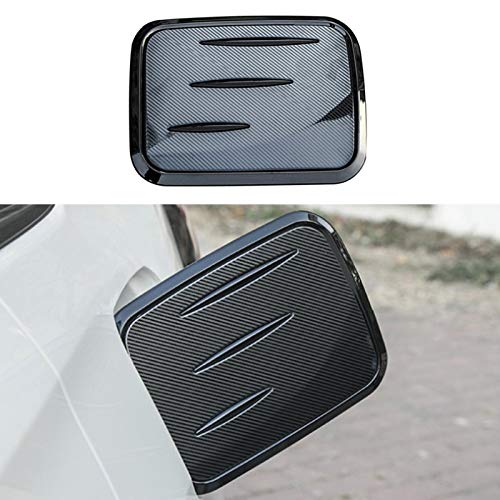Tocatus Fuel Gas Tank Cover Oil Cap Cover Trim for Toyota RAV4 2019 2020 2021 2022 2023 2024, Carbon Fiber Print - Image 2