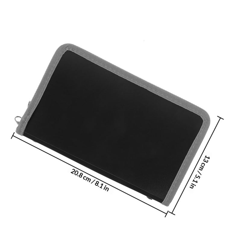 A6 Mini Accordion File Folder with Zipper 2PCS Expanding Organizer for Receipts Cards Documents - Image 3