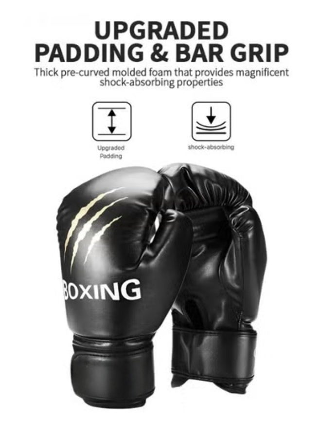 EETU Boxing Gloves,All-Purpose Training Punching Bag Gloves 10oz,Pro-Tested Kickboxing Gloves For Men Women,Boxing Kickboxing Mixed Martial Arts Muay Thai MMA Heavy Bag Training Gloves - Image 5
