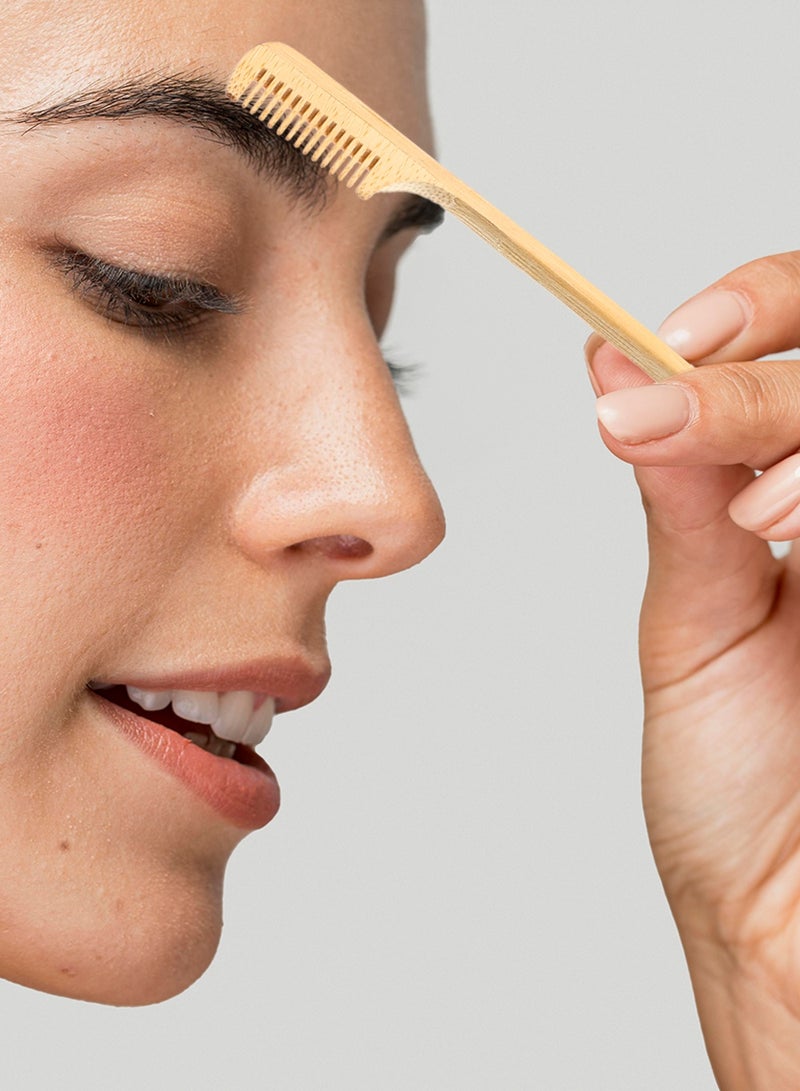 ميلا فرشاة شعر خشبية للبي بي هير والحواجب 2 في 1 - Image 4