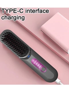 General Wireless hair straightener ion non-damaging straightener pin curling iron portable comb fluffer  - Image 5