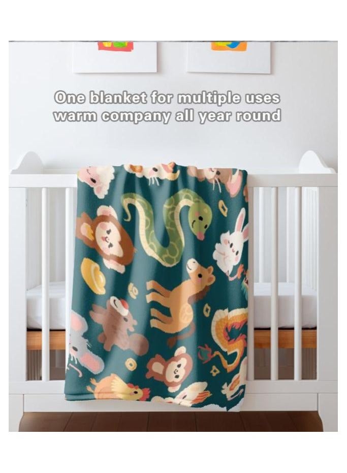 general Flannel thin blanket (warm and comfortable, suitable for sleep, gaming, dust removal and sandproof) 150cm*200cm - 773 - Image 5