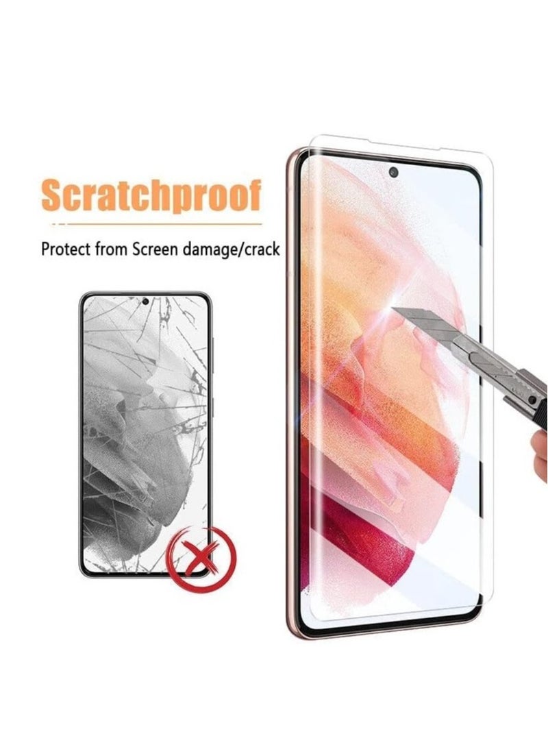 DUSALA Compatible with Samsung Galaxy S23 Ultra Screen Protector UV Full Coverage Full Glue 3D Curved Tempered Glass for Samsung Galaxy S23 Ultra 5G Clear (Samsung Galaxy S23 Ultra) - Image 4