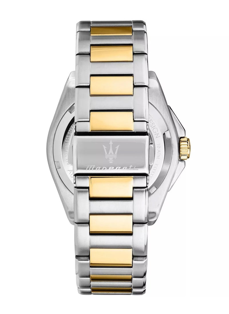 Maserati Velocità Automatic Two tone Stainless Steel Black Dial Watch R8823152001 - 41mm  - Image 3