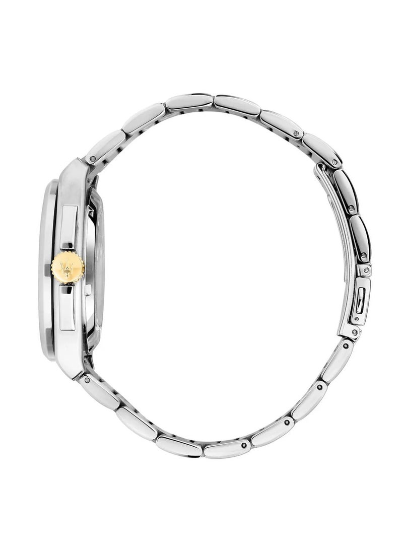 Maserati Velocità Automatic Two tone Stainless Steel Black Dial Watch R8823152001 - 41mm  - Image 4