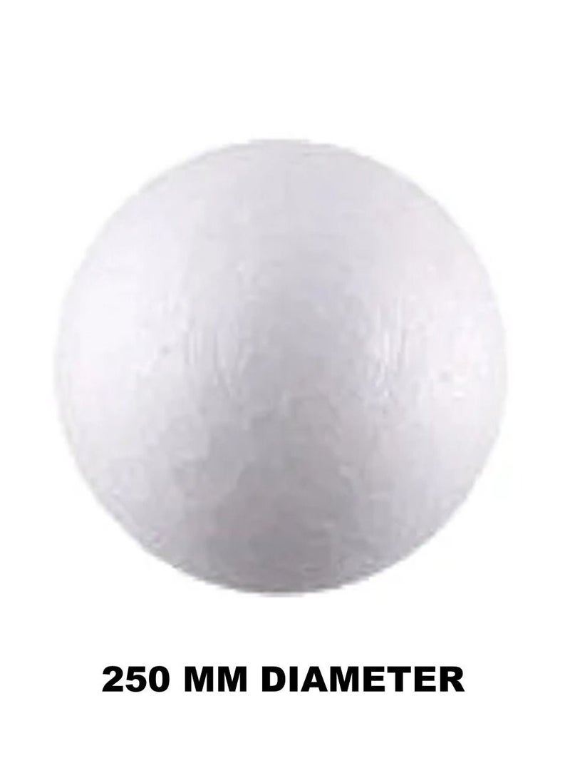 PARTNER طقم كرات فوم قطعة واحدة بقطر 250 مم أبيض - Image 2