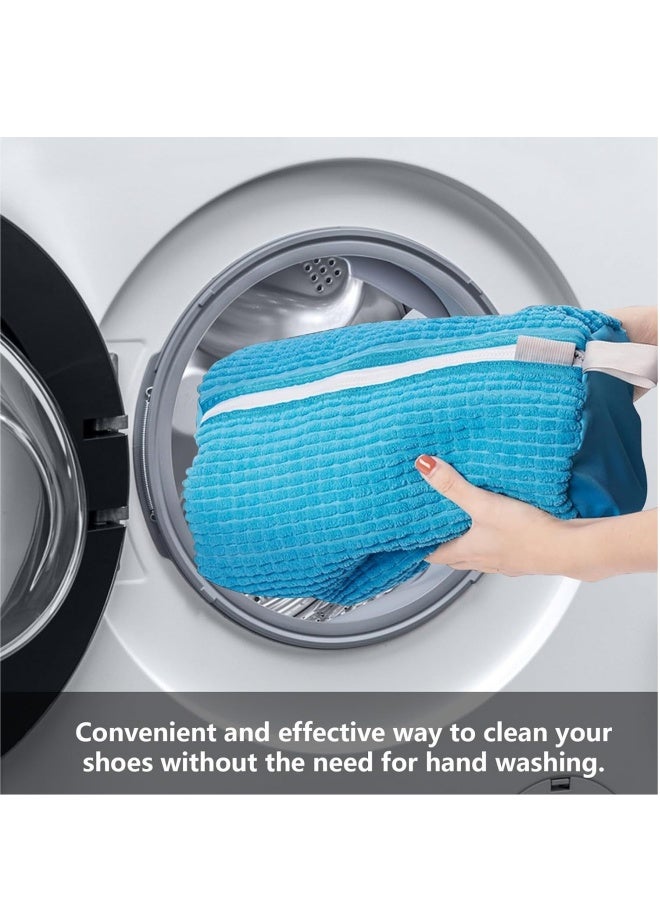 1 Piece Shoe Laundry Bag Polyester Zipper Mesh Shoe Washer and Dryer Bag for Sneakers Socks and Bras - Image 5