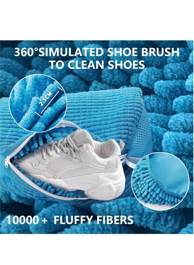 1 Piece Shoe Laundry Bag Polyester Zipper Mesh Shoe Washer and Dryer Bag for Sneakers Socks and Bras - Image 4