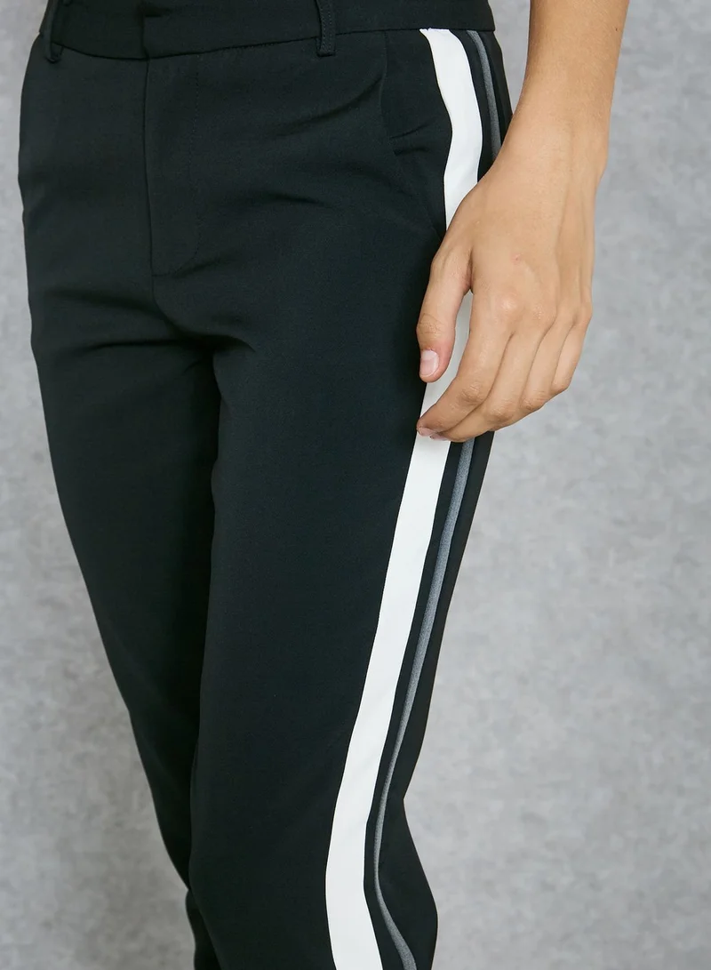 Ginger Contrast Side Paneled Pants