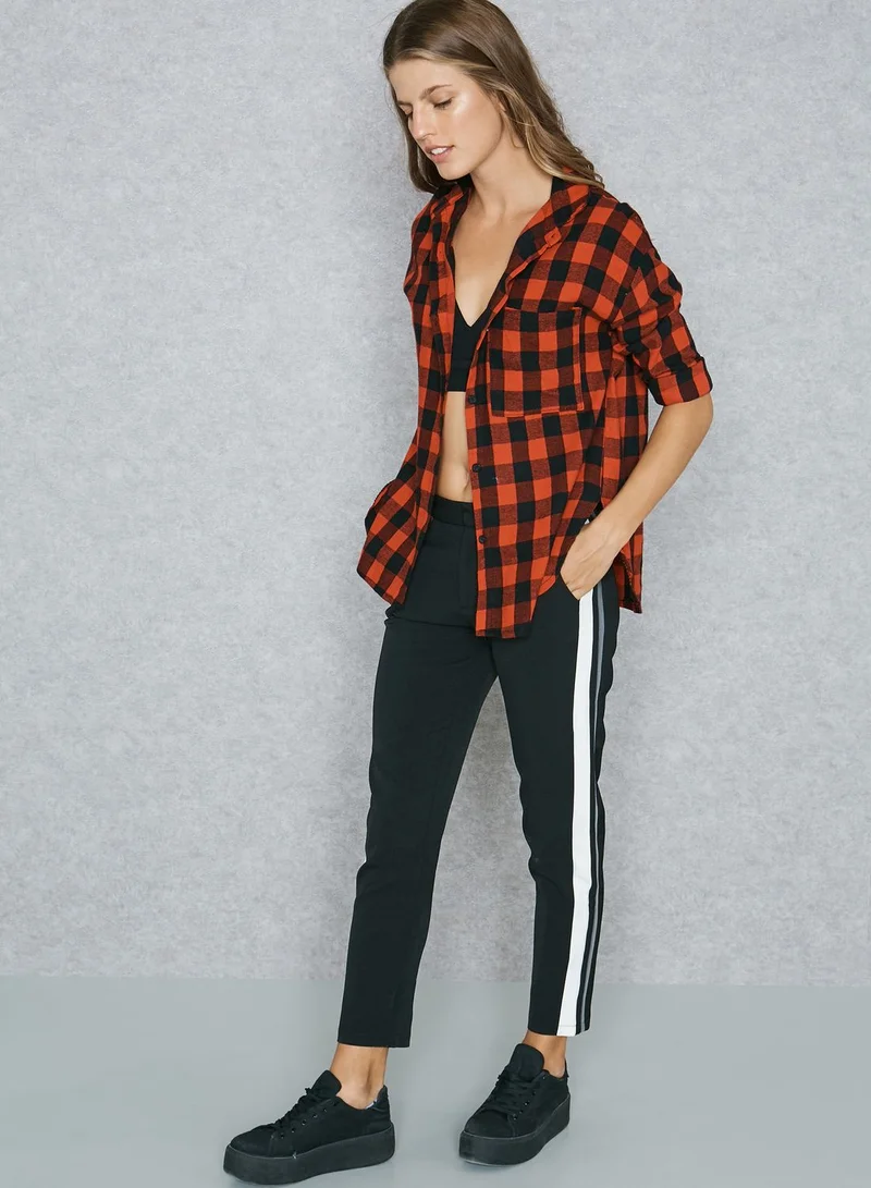 Ginger Contrast Side Paneled Pants