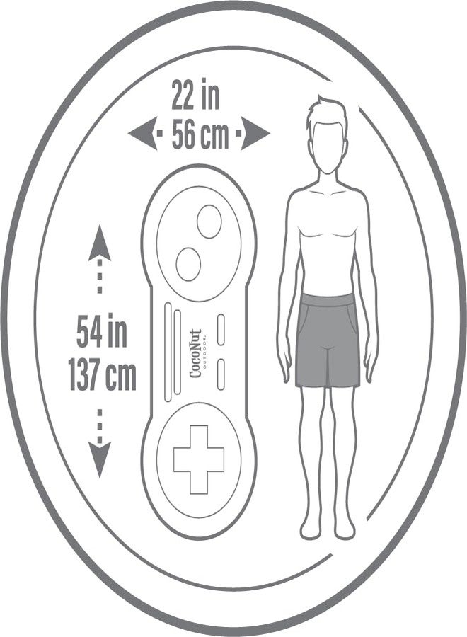 Coconut Float Coconut Outdoor Retro Game Controller Pool Float - Giant Inflatable Raft - Durable Long Lasting 6 Foot Lounge Tube and Water Toy - Fun Decoration for 80’s & 90’s Parties, Events - Ages 8+ Years - Image 2