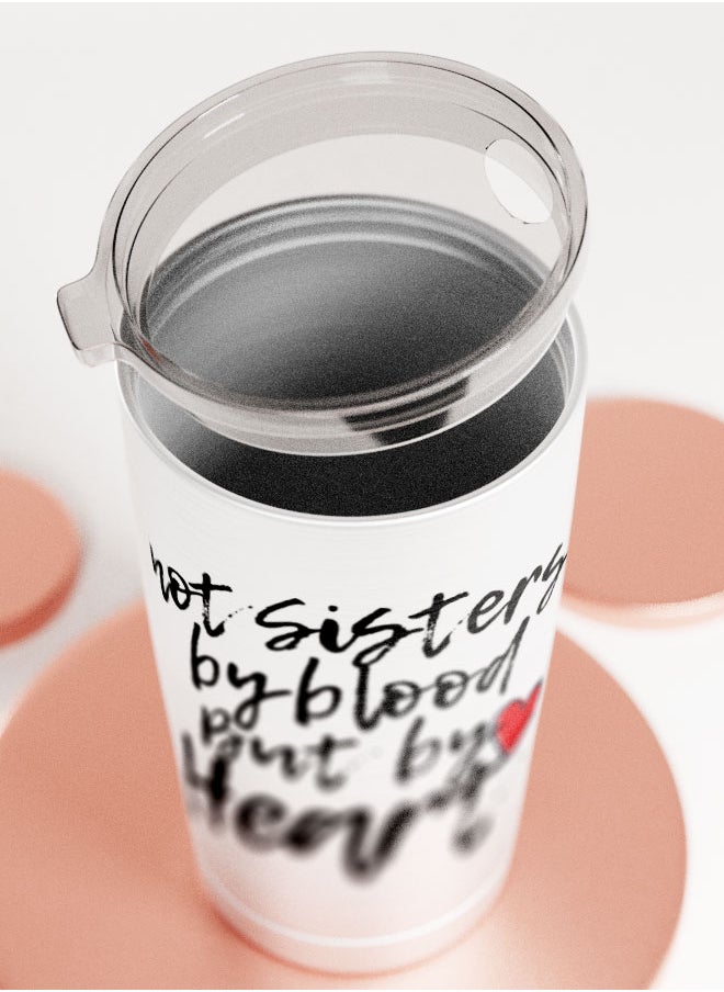 LOUD UNIVERSE Alumunium Tumbler Sisters by Heart  Hot and Cold Tumbler Best Friend Present BFF Gifts  - Image 5