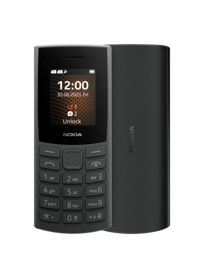 Nokia 108 Dual SIM TA-1627 Feature Phone - Black - Image 1