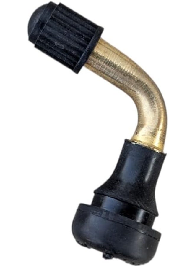 بلف إطار معدني – صمام هواء معكوف للاسكوتر والسيارات والدراجات النارية والدراجات الهوائية - Image 1