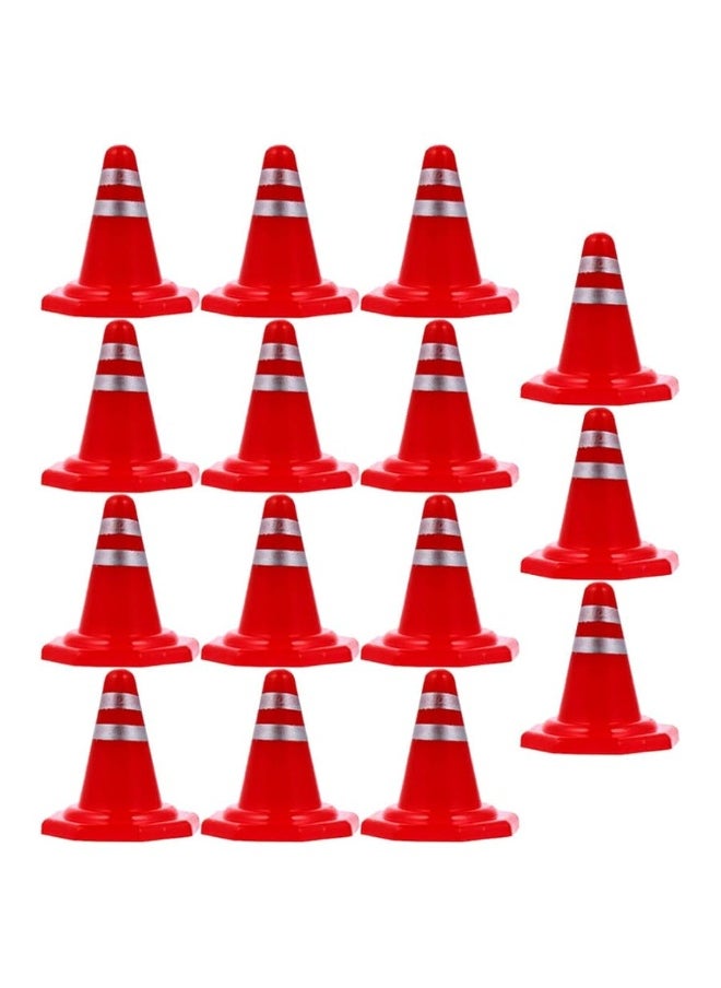 Toddmomy - Toddmomy Miniature Road Cone 30Pcs Mini Traffic Cones Toys Red Tiny Construction Cones Miniature Roadblock Model Toy Party Favors for - Image 1