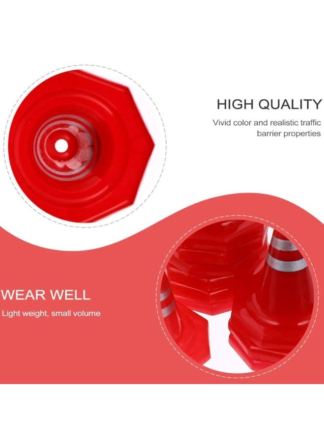 Toddmomy - Toddmomy Miniature Road Cone 30Pcs Mini Traffic Cones Toys Red Tiny Construction Cones Miniature Roadblock Model Toy Party Favors for - Image 1