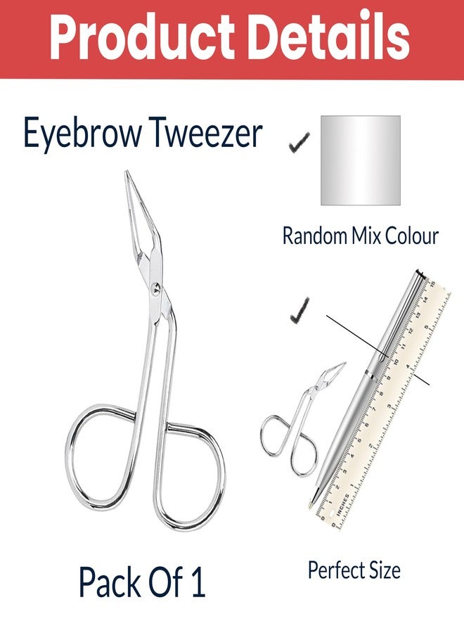 تيمبيريا ملقط الحواجب من تمبريا (قطعة واحدة) لإزالة الشعر - أداة نتف الحواجب والشعر النامي تحت الجلد وشعر الوجه - ملقط لتشكيل الحواجب للنساء والرجال - أدوات العناية بالحواجب (MN03) (HS593) - Image 2