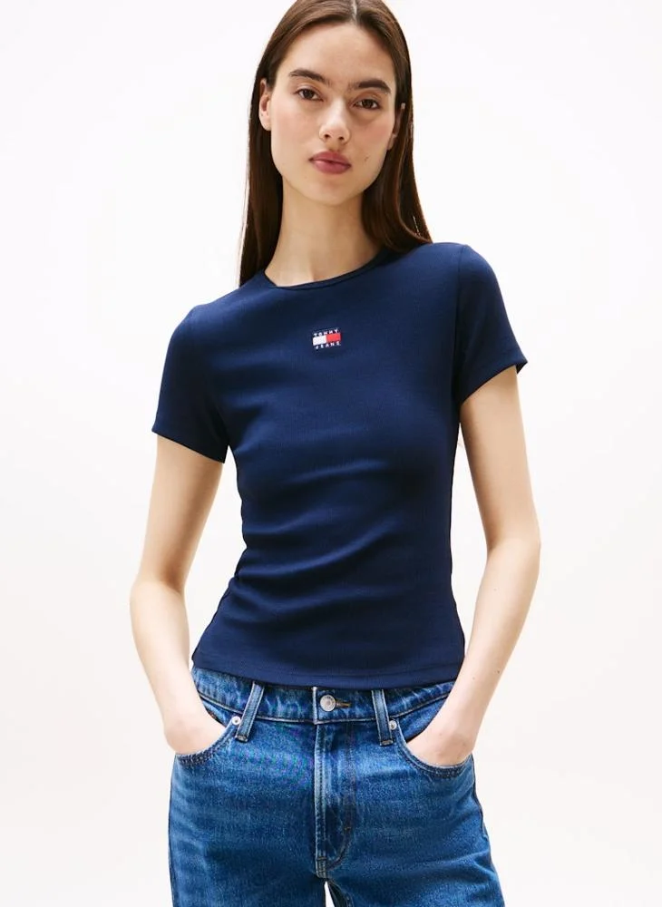 تومي جينز Logo Crew Neck T-Shirt