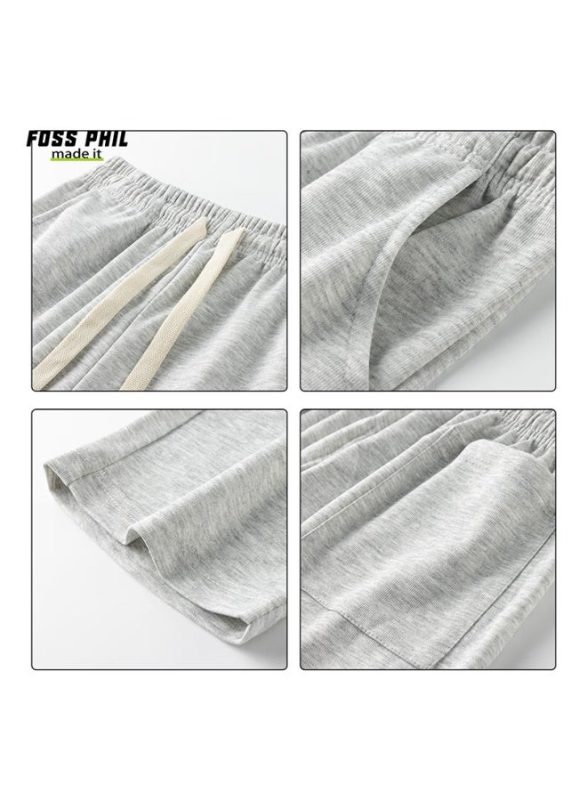 Mmoptop Popeye Co-Branded Printed Men'S Spring And Summer Sports Straight Casual Pants Mlm01 White Gray L - Image 3