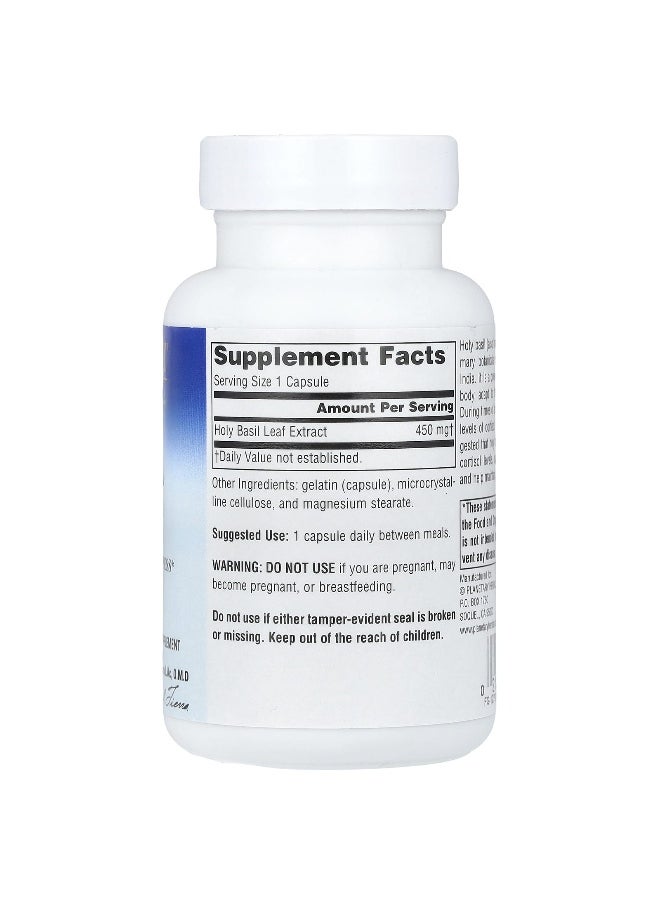 PLANETARY HERBALS Planetary Herbals, Holy Basil Extract, 450 mg, 60 Capsules  - Image 2